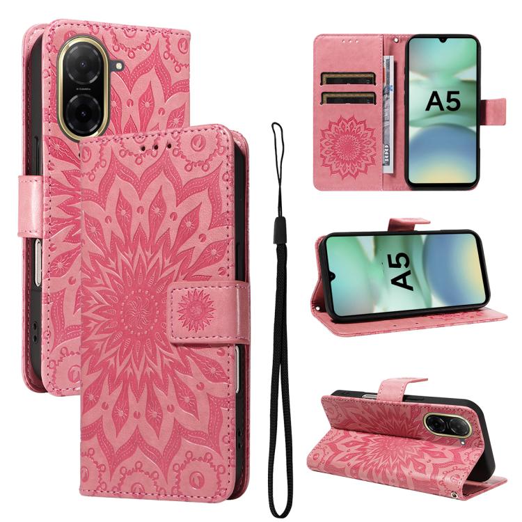 Embossed Sunflower Pattern Flip Leather Phone Case, For Redmi 17C/14C 4G/A4 5G/Poco C75 5G, For Redmi K90 Pro Max/Poco F8 Ultra, For Redmi K90 / Poco F8 Pro, For Redmi 15C 5G/4G EU 173mm/Poco C85 5G, For Redmi 15 5G Global / 15 4G SEA 169.5mm          ...