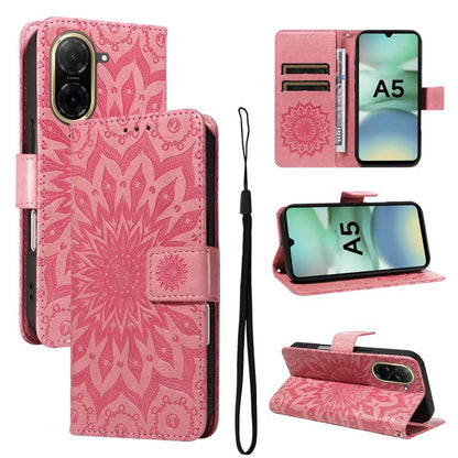 Embossed Sunflower Pattern Flip Leather Phone Case, For Redmi 17C/14C 4G/A4 5G/Poco C75 5G, For Redmi K90 Pro Max/Poco F8 Ultra, For Redmi K90 / Poco F8 Pro, For Redmi 15C 5G/4G EU 173mm/Poco C85 5G, For Redmi 15 5G Global / 15 4G SEA 169.5mm          ...
