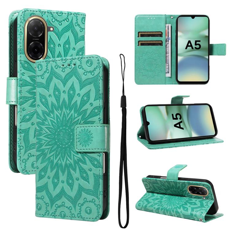 Embossed Sunflower Pattern Flip Leather Phone Case, For Redmi 17C/14C 4G/A4 5G/Poco C75 5G, For Redmi K90 Pro Max/Poco F8 Ultra, For Redmi K90 / Poco F8 Pro, For Redmi 15C 5G/4G EU 173mm/Poco C85 5G, For Redmi 15 5G Global / 15 4G SEA 169.5mm          ...