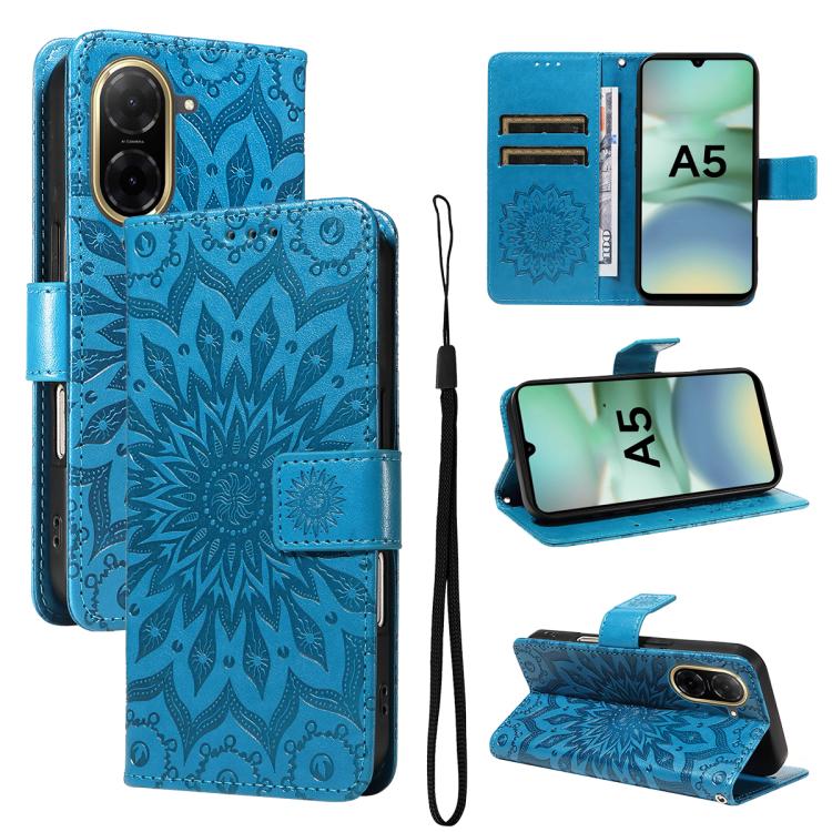 Embossed Sunflower Pattern Flip Leather Phone Case, For Redmi 17C/14C 4G/A4 5G/Poco C75 5G, For Redmi K90 Pro Max/Poco F8 Ultra, For Redmi K90 / Poco F8 Pro, For Redmi 15C 5G/4G EU 173mm/Poco C85 5G, For Redmi 15 5G Global / 15 4G SEA 169.5mm          ...