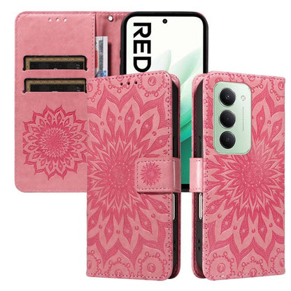Embossed Sunflower Pattern Flip Leather Phone Case, For Redmi 17C/14C 4G/A4 5G/Poco C75 5G, For Redmi K90 Pro Max/Poco F8 Ultra, For Redmi K90 / Poco F8 Pro, For Redmi 15C 5G/4G EU 173mm/Poco C85 5G, For Redmi 15 5G Global / 15 4G SEA 169.5mm          ...