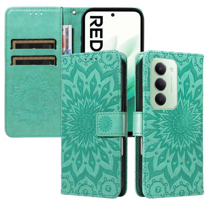 Embossed Sunflower Pattern Flip Leather Phone Case, For Redmi 17C/14C 4G/A4 5G/Poco C75 5G, For Redmi K90 Pro Max/Poco F8 Ultra, For Redmi K90 / Poco F8 Pro, For Redmi 15C 5G/4G EU 173mm/Poco C85 5G, For Redmi 15 5G Global / 15 4G SEA 169.5mm          ...
