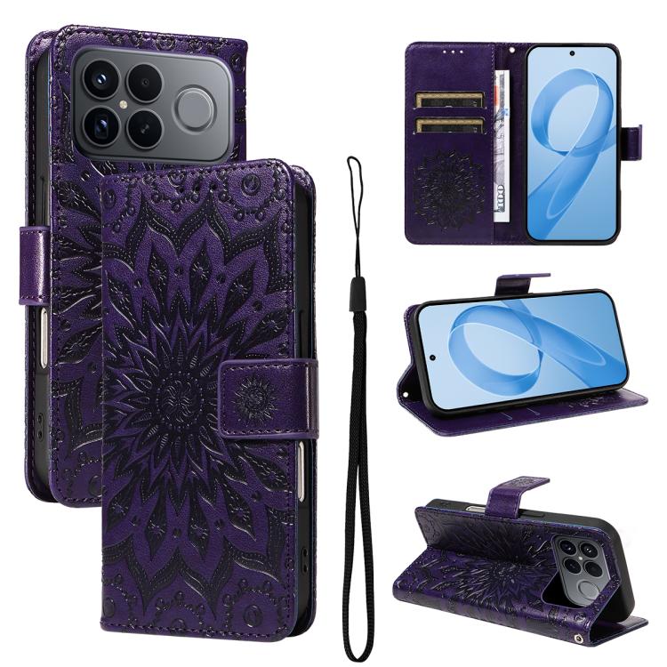 Embossed Sunflower Pattern Flip Leather Phone Case, For Redmi 17C/14C 4G/A4 5G/Poco C75 5G, For Redmi K90 Pro Max/Poco F8 Ultra, For Redmi K90 / Poco F8 Pro, For Redmi 15C 5G/4G EU 173mm/Poco C85 5G, For Redmi 15 5G Global / 15 4G SEA 169.5mm          ...
