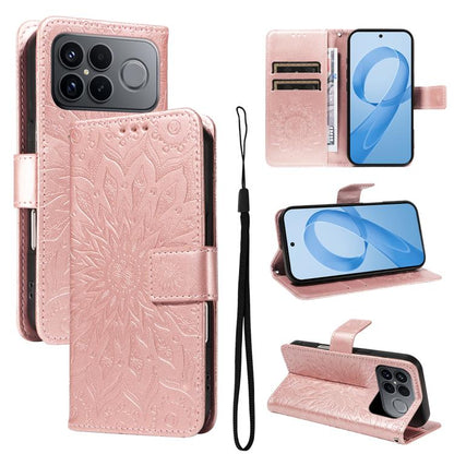 Embossed Sunflower Pattern Flip Leather Phone Case, For Redmi 17C/14C 4G/A4 5G/Poco C75 5G, For Redmi K90 Pro Max/Poco F8 Ultra, For Redmi K90 / Poco F8 Pro, For Redmi 15C 5G/4G EU 173mm/Poco C85 5G, For Redmi 15 5G Global / 15 4G SEA 169.5mm          ...