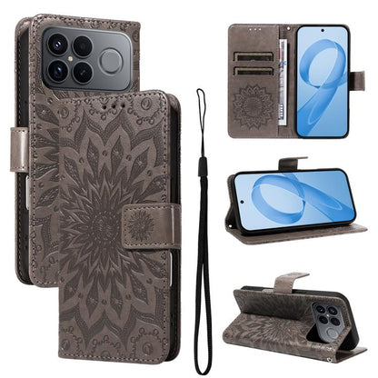 Embossed Sunflower Pattern Flip Leather Phone Case, For Redmi 17C/14C 4G/A4 5G/Poco C75 5G, For Redmi K90 Pro Max/Poco F8 Ultra, For Redmi K90 / Poco F8 Pro, For Redmi 15C 5G/4G EU 173mm/Poco C85 5G, For Redmi 15 5G Global / 15 4G SEA 169.5mm          ...