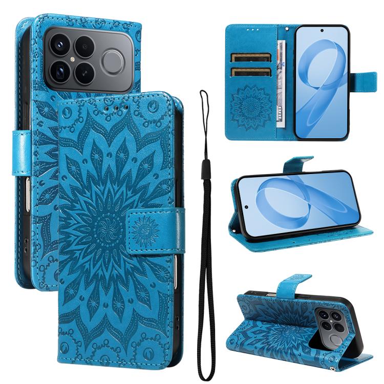Embossed Sunflower Pattern Flip Leather Phone Case, For Redmi 17C/14C 4G/A4 5G/Poco C75 5G, For Redmi K90 Pro Max/Poco F8 Ultra, For Redmi K90 / Poco F8 Pro, For Redmi 15C 5G/4G EU 173mm/Poco C85 5G, For Redmi 15 5G Global / 15 4G SEA 169.5mm          ...