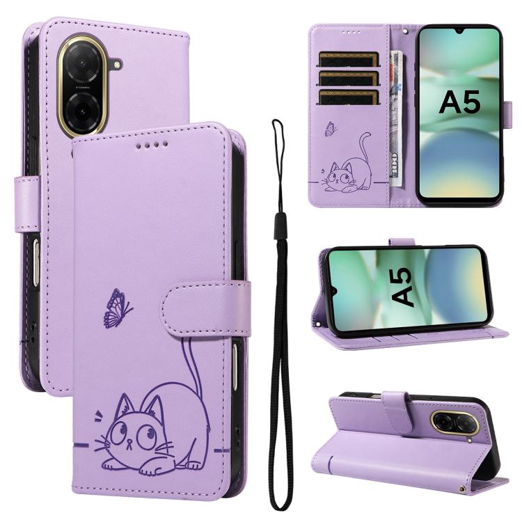 Adorable Cat Embossed Pattern Flip Leather Phone Case, For Redmi 17C/14C 4G/A4 5G/Poco C75 5G, For Redmi K90 Pro Max/Poco F8 Ultra, For Redmi K90/Poco F8 Pro, For Redmi 15C 5G/4G EU 173mm/Poco C85 5G, For Redmi 15 5G Global / 15 4G SEA 169.5mm         ...