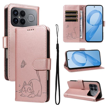 Adorable Cat Embossed Pattern Flip Leather Phone Case, For Redmi 17C/14C 4G/A4 5G/Poco C75 5G, For Redmi K90 Pro Max/Poco F8 Ultra, For Redmi K90/Poco F8 Pro, For Redmi 15C 5G/4G EU 173mm/Poco C85 5G, For Redmi 15 5G Global / 15 4G SEA 169.5mm         ...