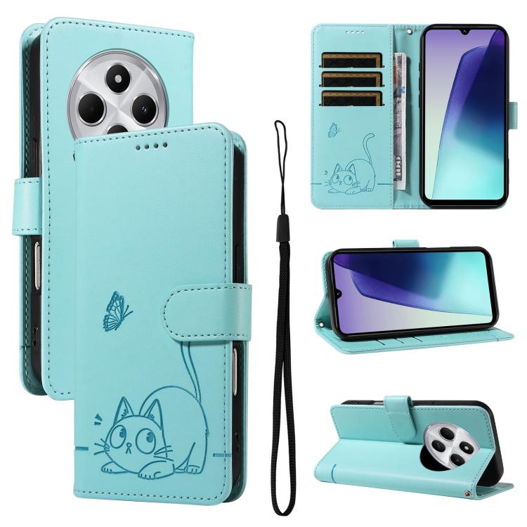 Adorable Cat Embossed Pattern Flip Leather Phone Case, For Redmi 17C/14C 4G/A4 5G/Poco C75 5G, For Redmi K90 Pro Max/Poco F8 Ultra, For Redmi K90/Poco F8 Pro, For Redmi 15C 5G/4G EU 173mm/Poco C85 5G, For Redmi 15 5G Global / 15 4G SEA 169.5mm         ...