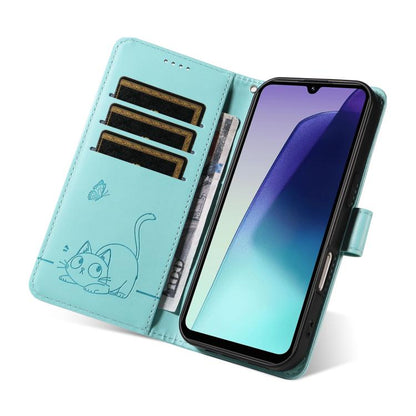 Adorable Cat Embossed Pattern Flip Leather Phone Case, For Redmi 17C/14C 4G/A4 5G/Poco C75 5G, For Redmi K90 Pro Max/Poco F8 Ultra, For Redmi K90/Poco F8 Pro, For Redmi 15C 5G/4G EU 173mm/Poco C85 5G, For Redmi 15 5G Global / 15 4G SEA 169.5mm         ...