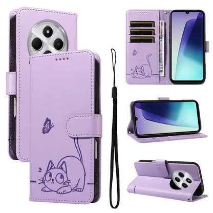 Adorable Cat Embossed Pattern Flip Leather Phone Case, For Redmi 17C/14C 4G/A4 5G/Poco C75 5G, For Redmi K90 Pro Max/Poco F8 Ultra, For Redmi K90/Poco F8 Pro, For Redmi 15C 5G/4G EU 173mm/Poco C85 5G, For Redmi 15 5G Global / 15 4G SEA 169.5mm         ...