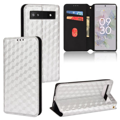 Cubic Grid Texture Flip Leather Phone Case, For Google Pixel 11 Pro XL, For Google Pixel 11 / Pixel 11 Pro, For Google Pixel 10a, For Google Pixel 10 Pro XL, For Google Pixel 10 / Pixel 10 Pro, For Google Pixel 9a, For Google Pixel 9 Pro XL            ...
