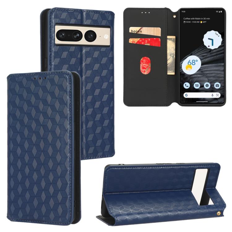 Cubic Grid Texture Flip Leather Phone Case, For Google Pixel 11 Pro XL, For Google Pixel 11 / Pixel 11 Pro, For Google Pixel 10a, For Google Pixel 10 Pro XL, For Google Pixel 10 / Pixel 10 Pro, For Google Pixel 9a, For Google Pixel 9 Pro XL            ...