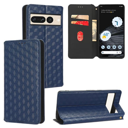 Cubic Grid Texture Flip Leather Phone Case, For Google Pixel 11 Pro XL, For Google Pixel 11 / Pixel 11 Pro, For Google Pixel 10a, For Google Pixel 10 Pro XL, For Google Pixel 10 / Pixel 10 Pro, For Google Pixel 9a, For Google Pixel 9 Pro XL            ...