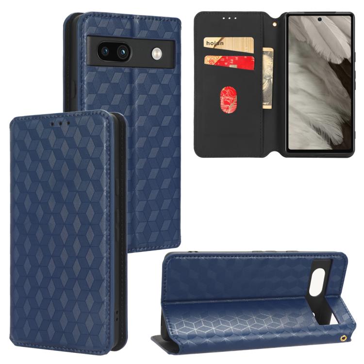 Cubic Grid Texture Flip Leather Phone Case, For Google Pixel 11 Pro XL, For Google Pixel 11 / Pixel 11 Pro, For Google Pixel 10a, For Google Pixel 10 Pro XL, For Google Pixel 10 / Pixel 10 Pro, For Google Pixel 9a, For Google Pixel 9 Pro XL            ...