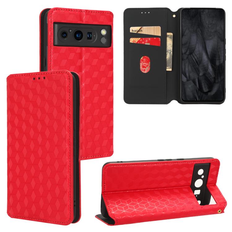 Cubic Grid Texture Flip Leather Phone Case, For Google Pixel 11 Pro XL, For Google Pixel 11 / Pixel 11 Pro, For Google Pixel 10a, For Google Pixel 10 Pro XL, For Google Pixel 10 / Pixel 10 Pro, For Google Pixel 9a, For Google Pixel 9 Pro XL            ...