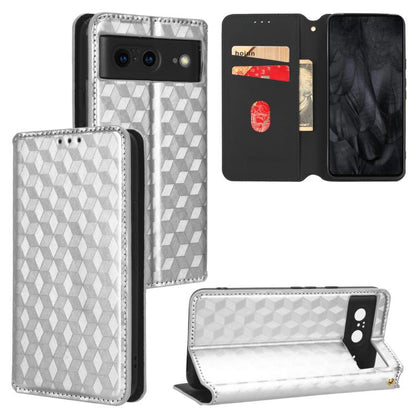 Cubic Grid Texture Flip Leather Phone Case, For Google Pixel 11 Pro XL, For Google Pixel 11 / Pixel 11 Pro, For Google Pixel 10a, For Google Pixel 10 Pro XL, For Google Pixel 10 / Pixel 10 Pro, For Google Pixel 9a, For Google Pixel 9 Pro XL            ...