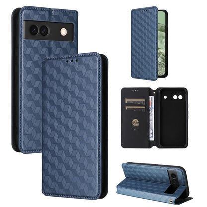 Cubic Grid Texture Flip Leather Phone Case, For Google Pixel 11 Pro XL, For Google Pixel 11 / Pixel 11 Pro, For Google Pixel 10a, For Google Pixel 10 Pro XL, For Google Pixel 10 / Pixel 10 Pro, For Google Pixel 9a, For Google Pixel 9 Pro XL            ...