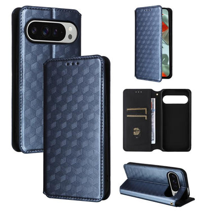 Cubic Grid Texture Flip Leather Phone Case, For Google Pixel 11 Pro XL, For Google Pixel 11 / Pixel 11 Pro, For Google Pixel 10a, For Google Pixel 10 Pro XL, For Google Pixel 10 / Pixel 10 Pro, For Google Pixel 9a, For Google Pixel 9 Pro XL            ...