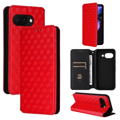Cubic Grid Texture Flip Leather Phone Case, For Google Pixel 11 Pro XL, For Google Pixel 11 / Pixel 11 Pro, For Google Pixel 10a, For Google Pixel 10 Pro XL, For Google Pixel 10 / Pixel 10 Pro, For Google Pixel 9a, For Google Pixel 9 Pro XL            ...