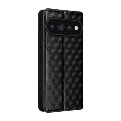 Cubic Grid Texture Flip Leather Phone Case, For Google Pixel 11 Pro XL, For Google Pixel 11 / Pixel 11 Pro, For Google Pixel 10a, For Google Pixel 10 Pro XL, For Google Pixel 10 / Pixel 10 Pro, For Google Pixel 9a, For Google Pixel 9 Pro XL            ...