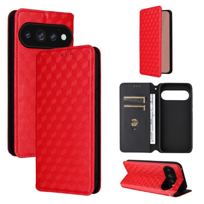 Cubic Grid Texture Flip Leather Phone Case, For Google Pixel 11 Pro XL, For Google Pixel 11 / Pixel 11 Pro, For Google Pixel 10a, For Google Pixel 10 Pro XL, For Google Pixel 10 / Pixel 10 Pro, For Google Pixel 9a, For Google Pixel 9 Pro XL            ...
