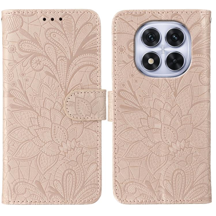 Lace Flower Embossing Flip Leather Phone Case, For Redmi 15C 5G / 4G EU 173mm, For Redmi 15 5G Global / 15 4G SEA, For Redmi 15 5G / 4G EU 171mm, For Redmi 15C 5G / 4G Global 171mm, For Redmi Turbo 4 Pro 5G / Poco F7, For Redmi A5 4G 173.3mm           ...
