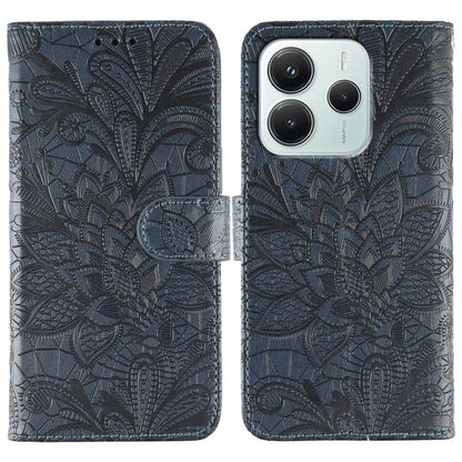 Lace Flower Embossing Flip Leather Phone Case, For Redmi 15C 5G / 4G EU 173mm, For Redmi 15 5G Global / 15 4G SEA, For Redmi 15 5G / 4G EU 171mm, For Redmi 15C 5G / 4G Global 171mm, For Redmi Turbo 4 Pro 5G / Poco F7, For Redmi A5 4G 173.3mm           ...