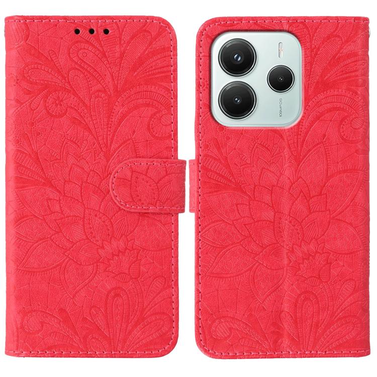 Lace Flower Embossing Flip Leather Phone Case, For Redmi 15C 5G / 4G EU 173mm, For Redmi 15 5G Global / 15 4G SEA, For Redmi 15 5G / 4G EU 171mm, For Redmi 15C 5G / 4G Global 171mm, For Redmi Turbo 4 Pro 5G / Poco F7, For Redmi A5 4G 173.3mm           ...