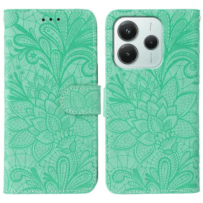 Lace Flower Embossing Flip Leather Phone Case, For Redmi 15C 5G / 4G EU 173mm, For Redmi 15 5G Global / 15 4G SEA, For Redmi 15 5G / 4G EU 171mm, For Redmi 15C 5G / 4G Global 171mm, For Redmi Turbo 4 Pro 5G / Poco F7, For Redmi A5 4G 173.3mm           ...