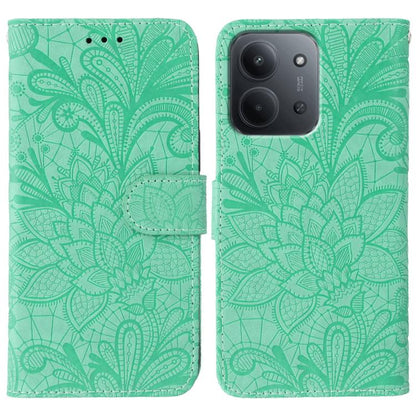 Lace Flower Embossing Flip Leather Phone Case, For Redmi 15C 5G / 4G EU 173mm, For Redmi 15 5G Global / 15 4G SEA, For Redmi 15 5G / 4G EU 171mm, For Redmi 15C 5G / 4G Global 171mm, For Redmi Turbo 4 Pro 5G / Poco F7, For Redmi A5 4G 173.3mm           ...