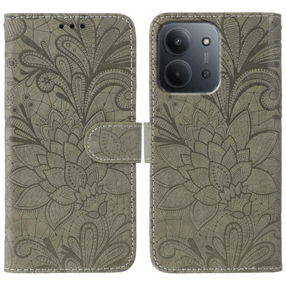 Lace Flower Embossing Flip Leather Phone Case, For Redmi 15C 5G / 4G EU 173mm, For Redmi 15 5G Global / 15 4G SEA, For Redmi 15 5G / 4G EU 171mm, For Redmi 15C 5G / 4G Global 171mm, For Redmi Turbo 4 Pro 5G / Poco F7, For Redmi A5 4G 173.3mm           ...