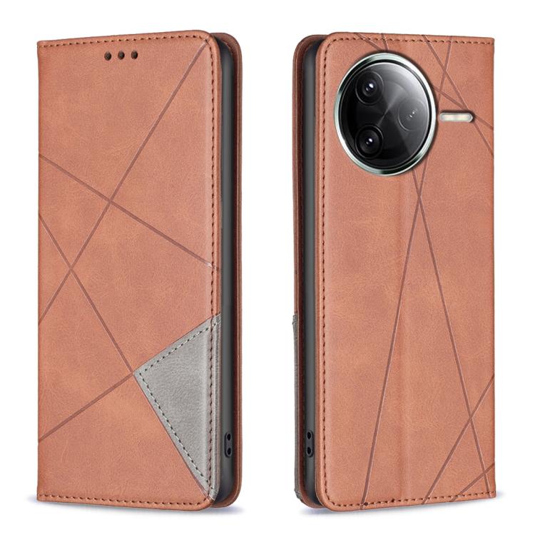 Rhombus Texture Magnetic Leather Phone Case, For Xiaomi 17T Pro 5G, For Xiaomi 17T 5G, For Xiaomi Poco M7 4G 169mm, For Xiaomi 15T Pro, For Xiaomi 15T 5G, For Xiaomi Poco C71, For Xiaomi Poco F7 Pro / F7 Ultra