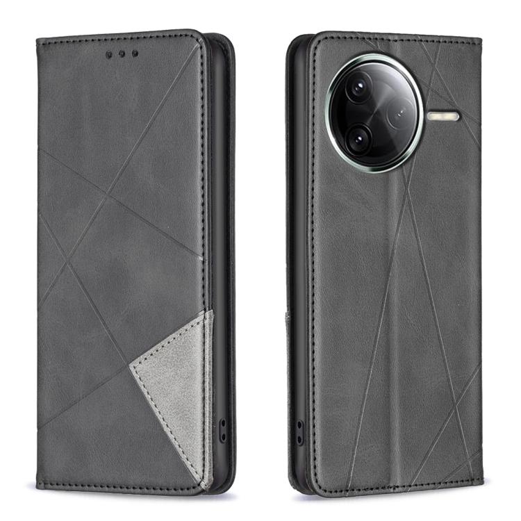 Rhombus Texture Magnetic Leather Phone Case, For Xiaomi 17T Pro 5G, For Xiaomi 17T 5G, For Xiaomi Poco M7 4G 169mm, For Xiaomi 15T Pro, For Xiaomi 15T 5G, For Xiaomi Poco C71, For Xiaomi Poco F7 Pro / F7 Ultra