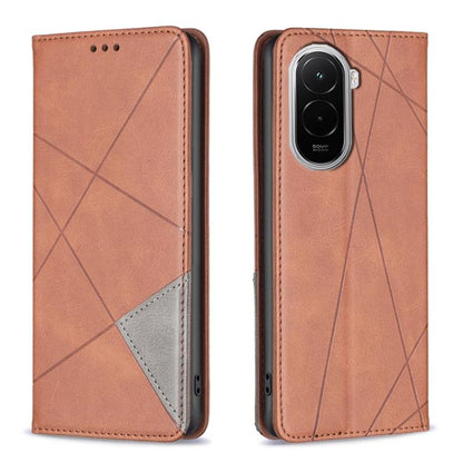 Rhombus Texture Magnetic Leather Phone Case, For Xiaomi 17T Pro 5G, For Xiaomi 17T 5G, For Xiaomi Poco M7 4G 169mm, For Xiaomi 15T Pro, For Xiaomi 15T 5G, For Xiaomi Poco C71, For Xiaomi Poco F7 Pro / F7 Ultra