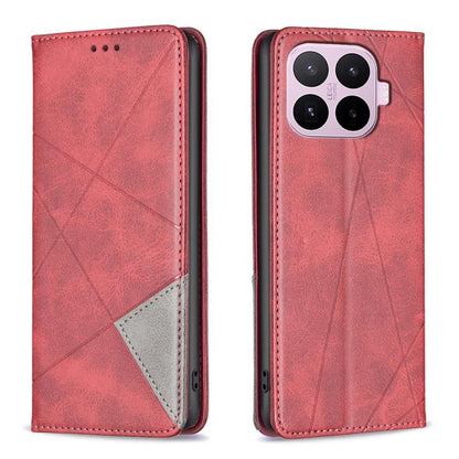 Rhombus Texture Magnetic Leather Phone Case, For Xiaomi 17T Pro 5G, For Xiaomi 17T 5G, For Xiaomi Poco M7 4G 169mm, For Xiaomi 15T Pro, For Xiaomi 15T 5G, For Xiaomi Poco C71, For Xiaomi Poco F7 Pro / F7 Ultra