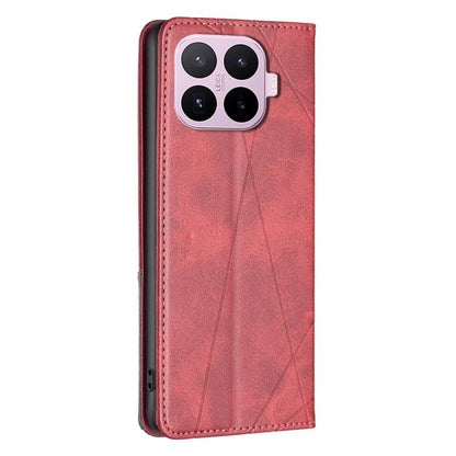 Rhombus Texture Magnetic Leather Phone Case, For Xiaomi 17T Pro 5G, For Xiaomi 17T 5G, For Xiaomi Poco M7 4G 169mm, For Xiaomi 15T Pro, For Xiaomi 15T 5G, For Xiaomi Poco C71, For Xiaomi Poco F7 Pro / F7 Ultra