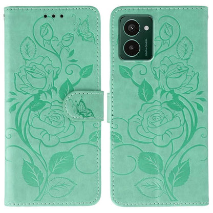 Rose Butterfly Embossed Leather Phone Case, For HMD Pulse Pro
