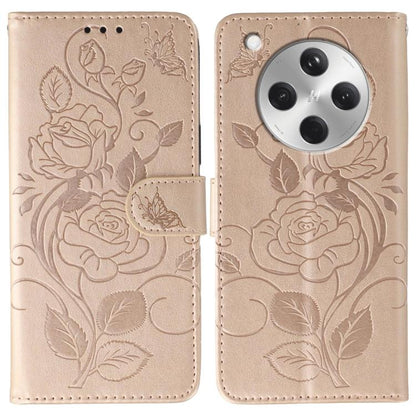 Rose Butterfly Embossed Leather Phone Case, For OPPO Find X9, For OPPO A6 Pro 5G, For OPPO Find X9 Pro, For OPPO A5 Pro 5G Global, For OPPO Reno13 Pro 5G Global, For OPPO Reno13 5G Global, For OPPO Reno13 F 4G Global / 5G Global, For OPPO Find X8      ...