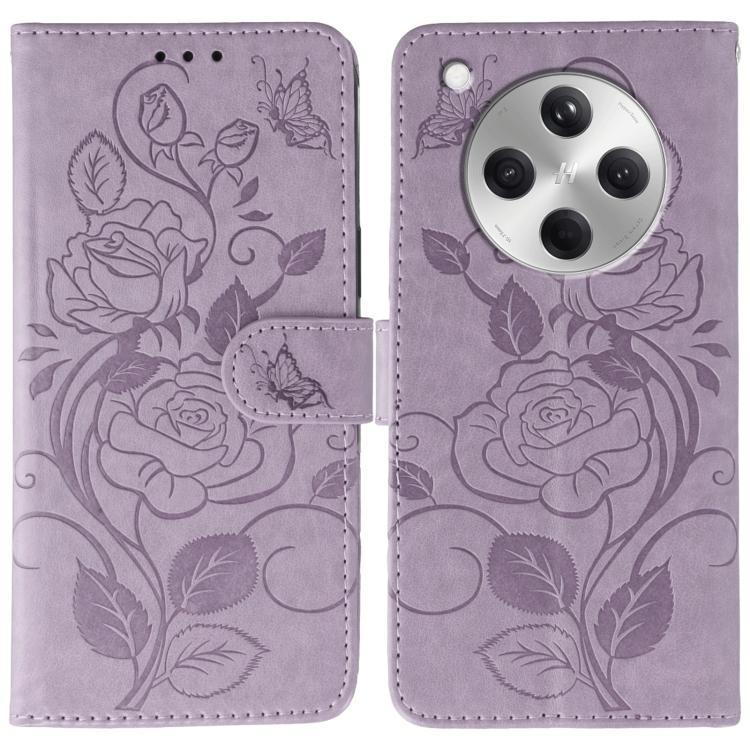 Rose Butterfly Embossed Leather Phone Case, For OPPO Find X9, For OPPO A6 Pro 5G, For OPPO Find X9 Pro, For OPPO A5 Pro 5G Global, For OPPO Reno13 Pro 5G Global, For OPPO Reno13 5G Global, For OPPO Reno13 F 4G Global / 5G Global, For OPPO Find X8      ...