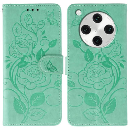 Rose Butterfly Embossed Leather Phone Case, For OPPO Find X9, For OPPO A6 Pro 5G, For OPPO Find X9 Pro, For OPPO A5 Pro 5G Global, For OPPO Reno13 Pro 5G Global, For OPPO Reno13 5G Global, For OPPO Reno13 F 4G Global / 5G Global, For OPPO Find X8      ...