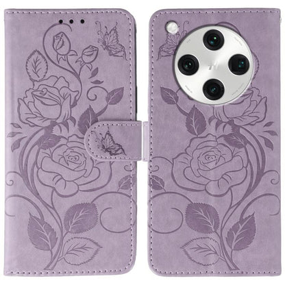 Rose Butterfly Embossed Leather Phone Case, For OPPO Find X9, For OPPO A6 Pro 5G, For OPPO Find X9 Pro, For OPPO A5 Pro 5G Global, For OPPO Reno13 Pro 5G Global, For OPPO Reno13 5G Global, For OPPO Reno13 F 4G Global / 5G Global, For OPPO Find X8      ...