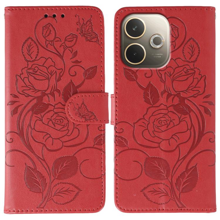 Rose Butterfly Embossed Leather Phone Case, For OPPO Find X9, For OPPO A6 Pro 5G, For OPPO Find X9 Pro, For OPPO A5 Pro 5G Global, For OPPO Reno13 Pro 5G Global, For OPPO Reno13 5G Global, For OPPO Reno13 F 4G Global / 5G Global, For OPPO Find X8      ...