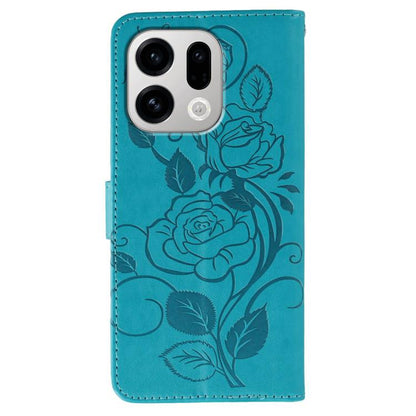 Rose Butterfly Embossed Leather Phone Case, For OPPO Find X9, For OPPO A6 Pro 5G, For OPPO Find X9 Pro, For OPPO A5 Pro 5G Global, For OPPO Reno13 Pro 5G Global, For OPPO Reno13 5G Global, For OPPO Reno13 F 4G Global / 5G Global, For OPPO Find X8      ...