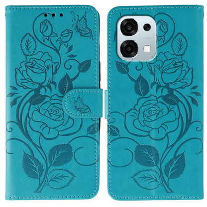 Rose Butterfly Embossed Leather Phone Case, For OPPO Find X9, For OPPO A6 Pro 5G, For OPPO Find X9 Pro, For OPPO A5 Pro 5G Global, For OPPO Reno13 Pro 5G Global, For OPPO Reno13 5G Global, For OPPO Reno13 F 4G Global / 5G Global, For OPPO Find X8      ...