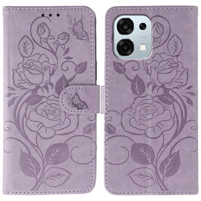 Rose Butterfly Embossed Leather Phone Case, For OPPO Find X9, For OPPO A6 Pro 5G, For OPPO Find X9 Pro, For OPPO A5 Pro 5G Global, For OPPO Reno13 Pro 5G Global, For OPPO Reno13 5G Global, For OPPO Reno13 F 4G Global / 5G Global, For OPPO Find X8      ...