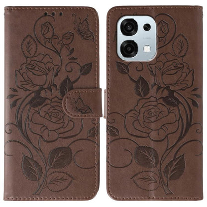 Rose Butterfly Embossed Leather Phone Case, For OPPO Find X9, For OPPO A6 Pro 5G, For OPPO Find X9 Pro, For OPPO A5 Pro 5G Global, For OPPO Reno13 Pro 5G Global, For OPPO Reno13 5G Global, For OPPO Reno13 F 4G Global / 5G Global, For OPPO Find X8      ...
