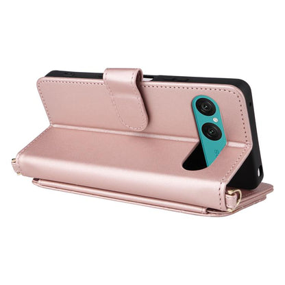 Multifunctional 6-Card Slots Leather Phone Case with Wrist Strap, For Sony Xperia 10 VIII, For Sony Xperia 1 VIII, For Sony Xperia 1 VII