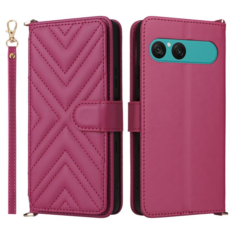 Multifunctional 6-Card Slots Leather Phone Case with Wrist Strap, For Sony Xperia 10 VIII, For Sony Xperia 1 VIII, For Sony Xperia 1 VII