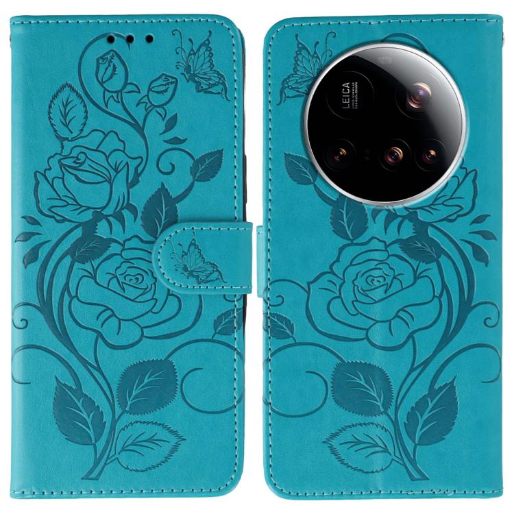 Rose Butterfly Embossed Leather Phone Case, For Redmi 15C 5G / 4G EU 173mm, For Redmi 15 5G Global / 15 4G SEA, For Redmi 15 5G / 4G EU 171mm, For Redmi 15C 5G / 4G Global 171mm, For Redmi Turbo 4 Pro 5G / Poco F7, For Xiaomi Poco F7 Ultra / Redmi K80 ...